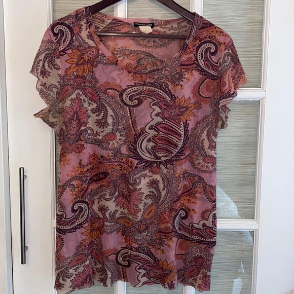 3 for $20 🛍 Layered mesh top - Sz Large - Picture 1 of 4